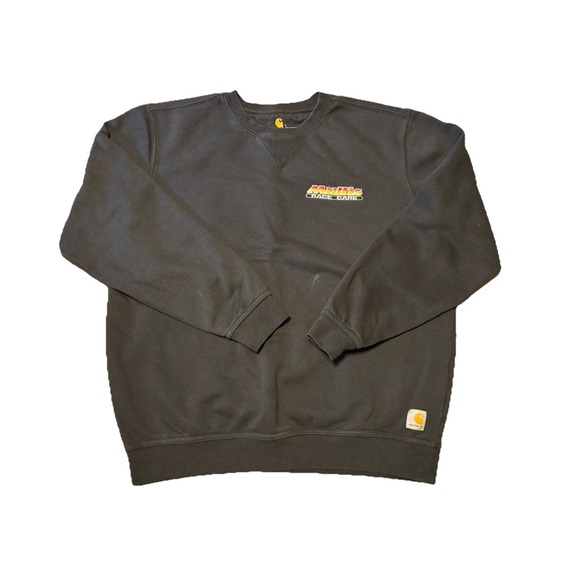 Carhartt Other - Custom Mullis Race Cars Carhartt Original Fit Sz L Black Crew Neck Sweatshirt